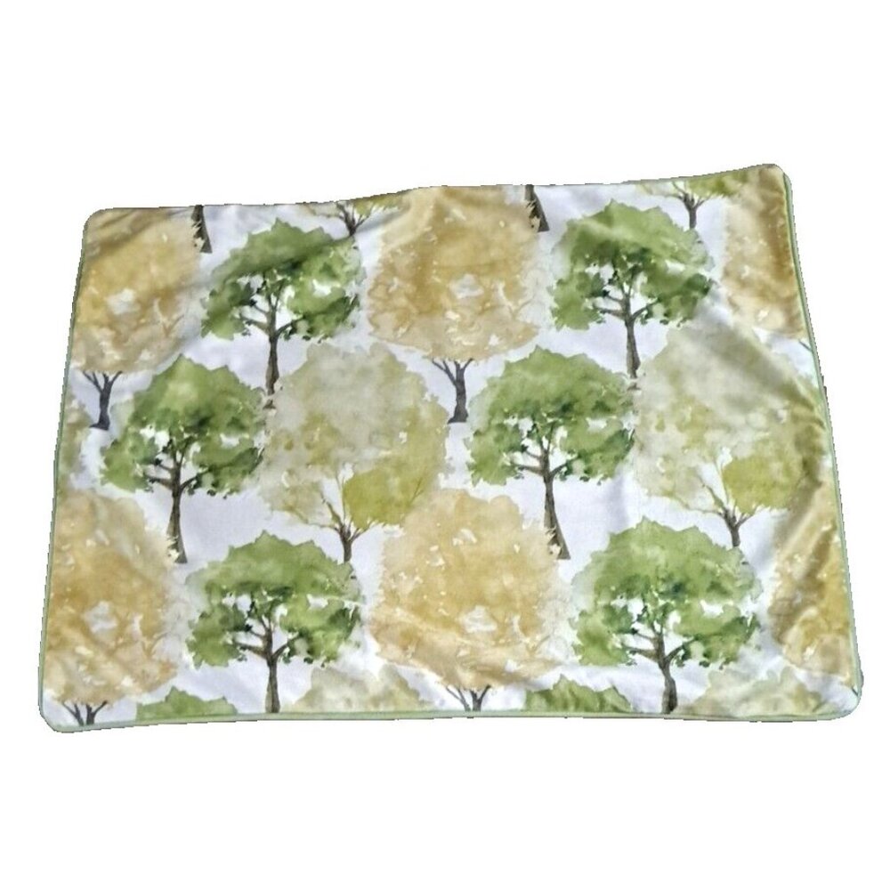 Concierge Collection Pillow Sham Standard Green Trees Forest Cottage Soft Nature